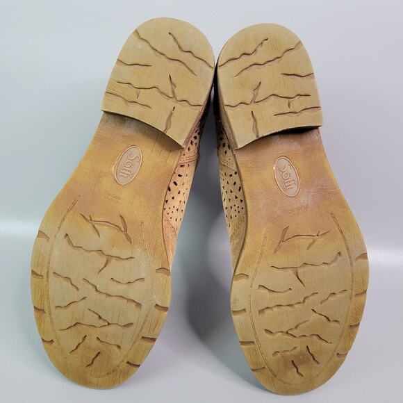 Sofft Women’s Barrosa Sunset Orange Suede Ankle Bootie Size 8.5M - Picture 8 of 8